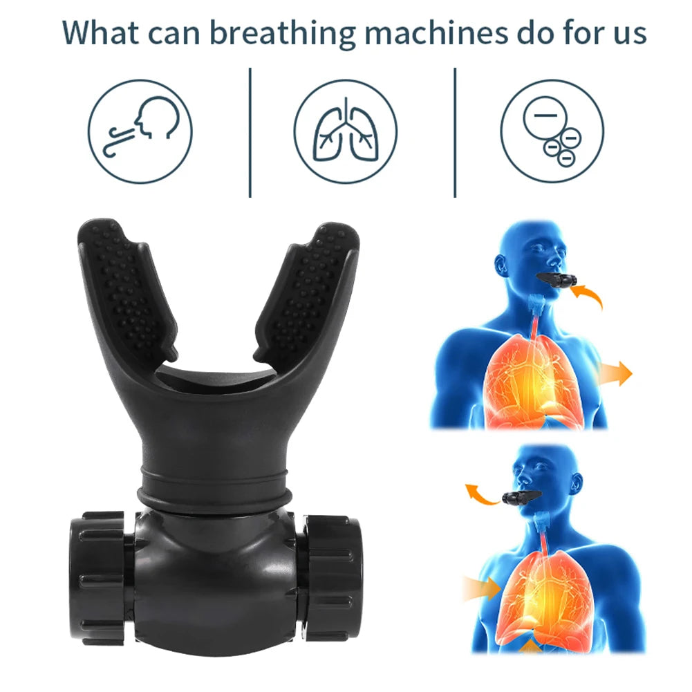 Breathing Trainer Inhale Respiratory Trainer Portable Lung Exercise Device Breathe Training Equipment for Fitness Training