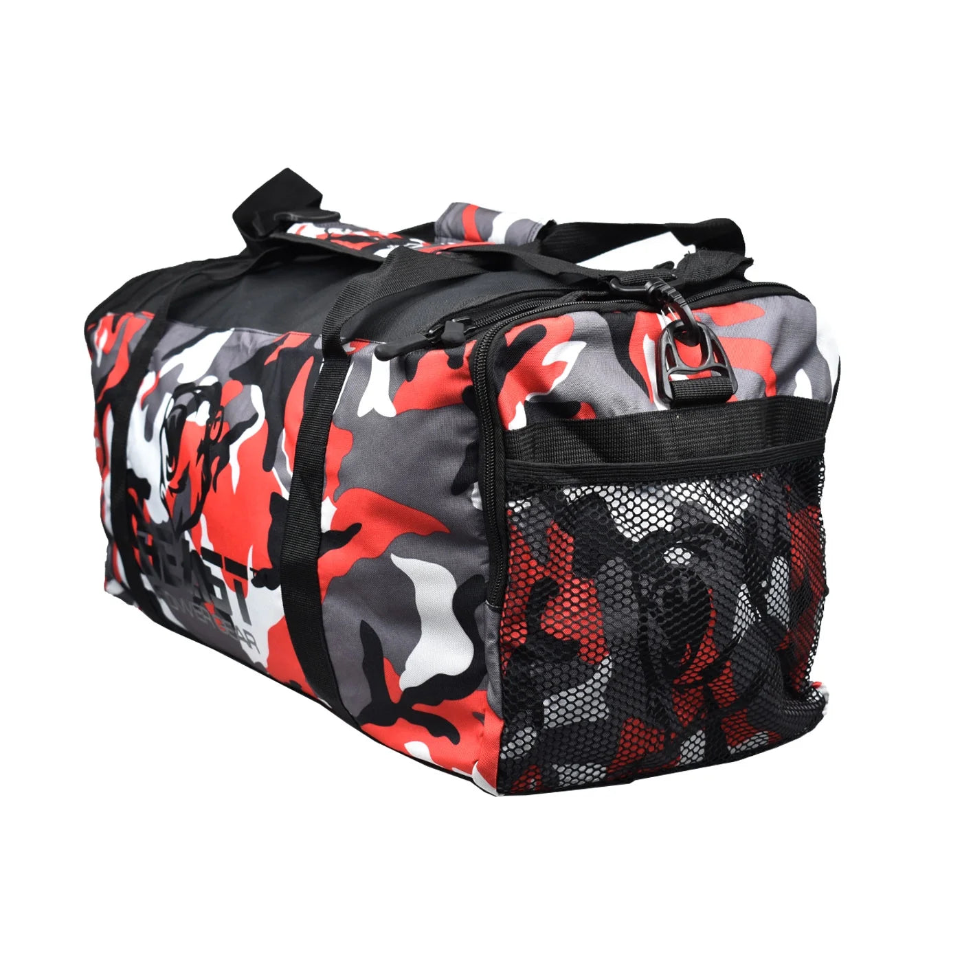 Beast Power Gear Gym Duffle Bag- Workout, Boxing, MMA, Sports Gym Bag with Shoes Compartment Adjustable Shoulder Strap for Men & Women
