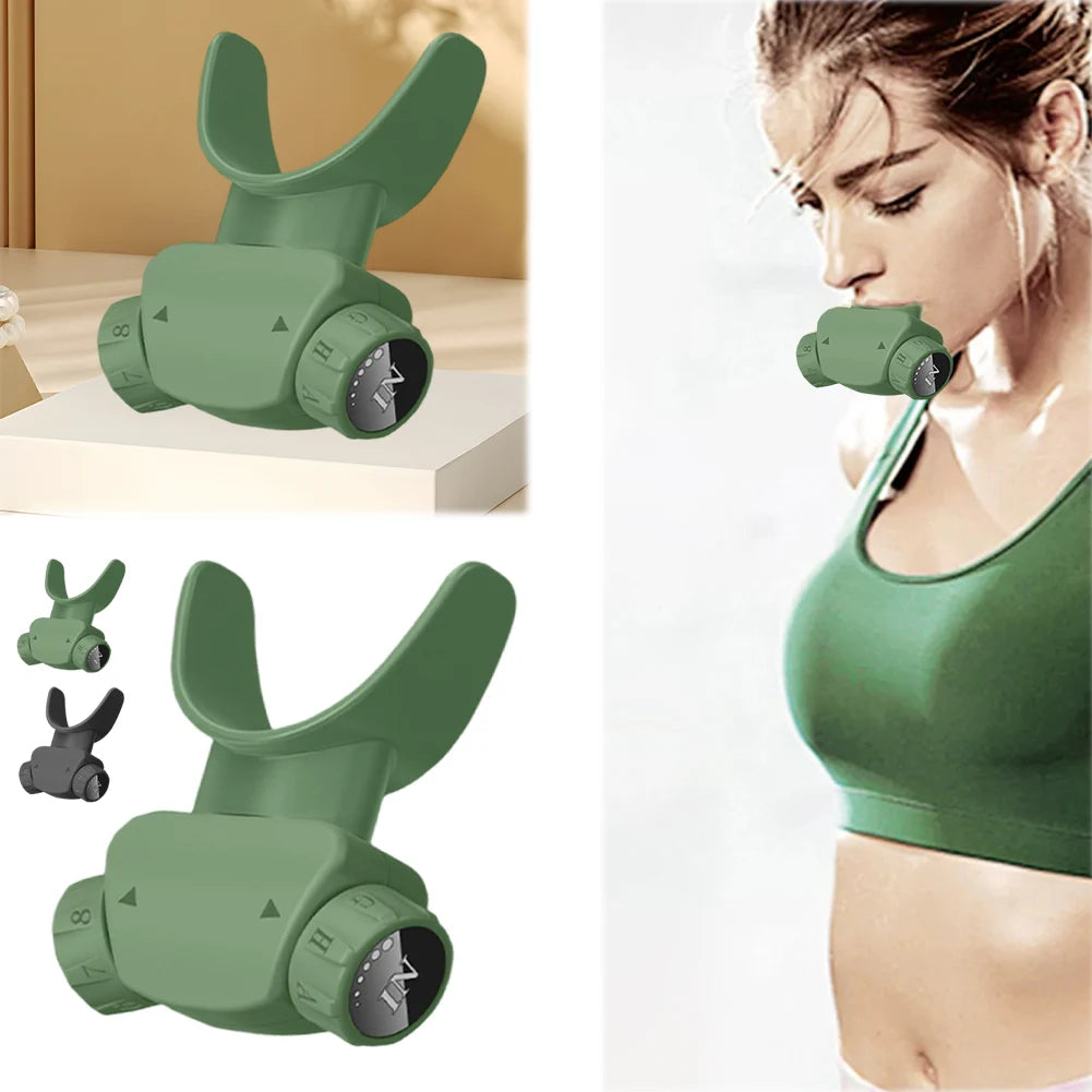 Breathing Trainer Lung Trainer Portable Lung Exercise Device Silicone Nozzle Breathe Training Equipment for Fitness Training