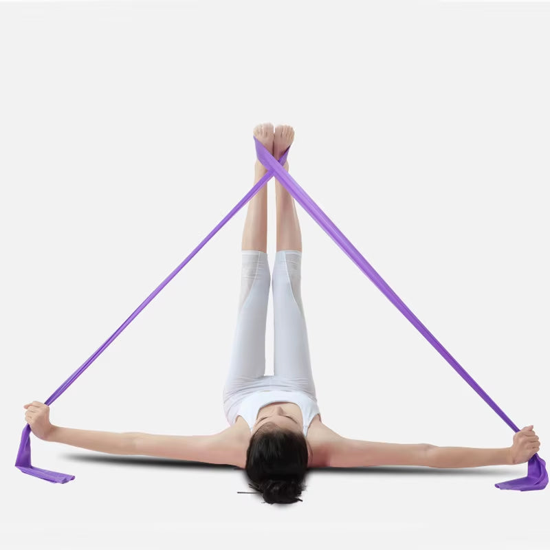 200Cm Resistance Bands Elastic Exercise Bands Set for Recovery, Physical Therapy, Yoga, Pilates, Rehab,Fitness,Strength Training